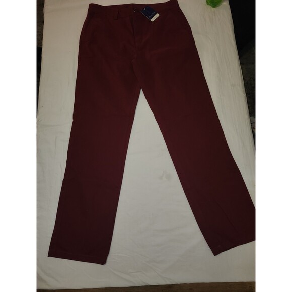 New Alan Flusser Men’s Pants W32/L30 Red 100% Cotton - Picture 7 of 7